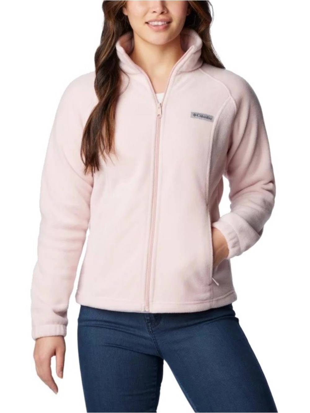Columbia Women's Benton Springs Full Zip Fleece Jacket Size Small (Petite)